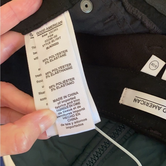 Good American Good Legs faux suede pants jeans size 6 or size 28 - Picture 5 of 5